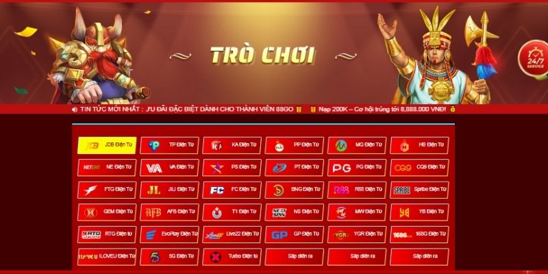 Khám phá nổ hũ 88GO với hơn 3.000 game jackpot tăng dần
